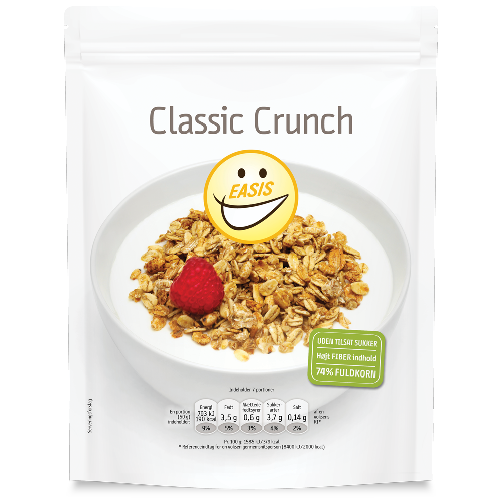 EASIS Classic Crunch, Låda med 6 st.