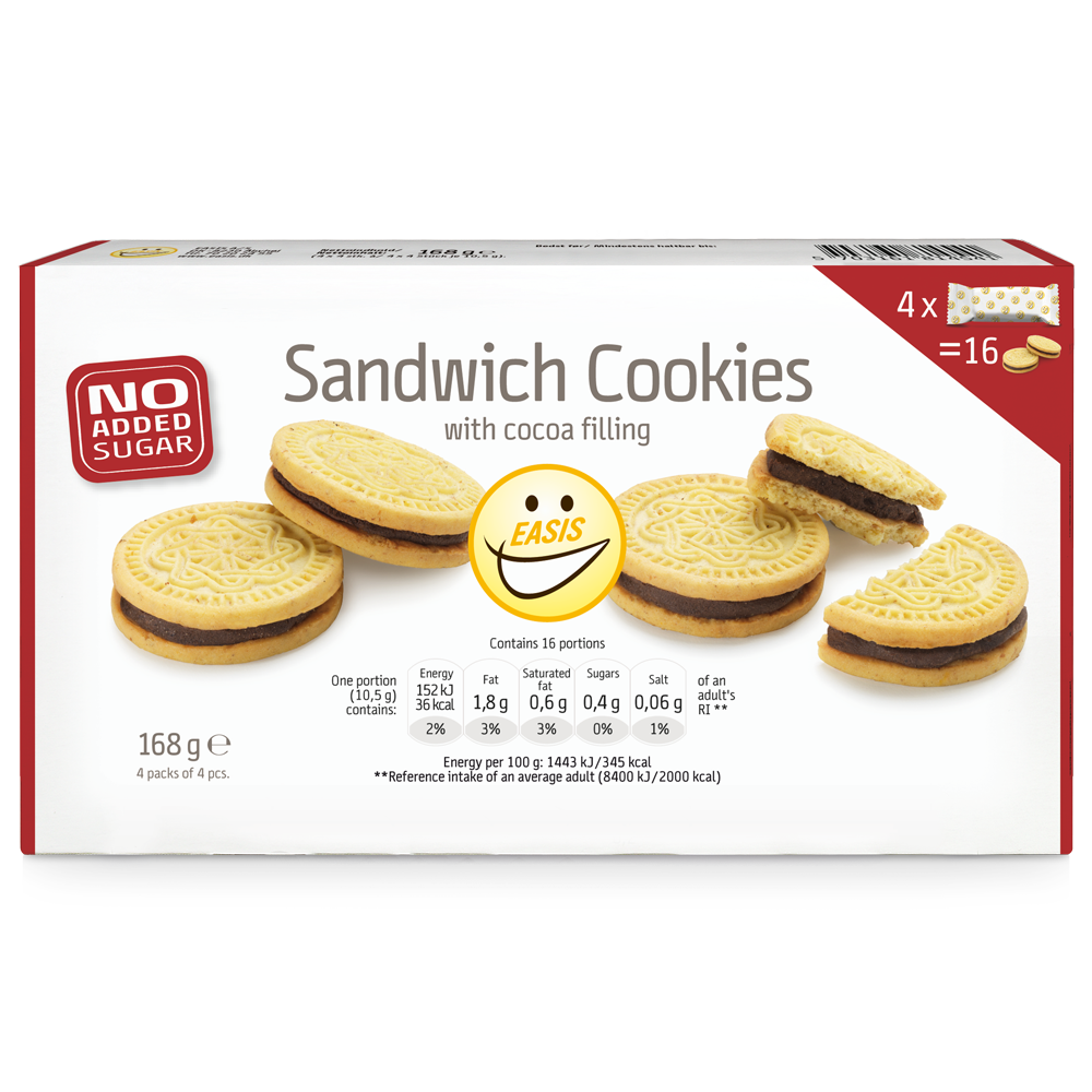 EASIS Sandwichkex med chokladkräm