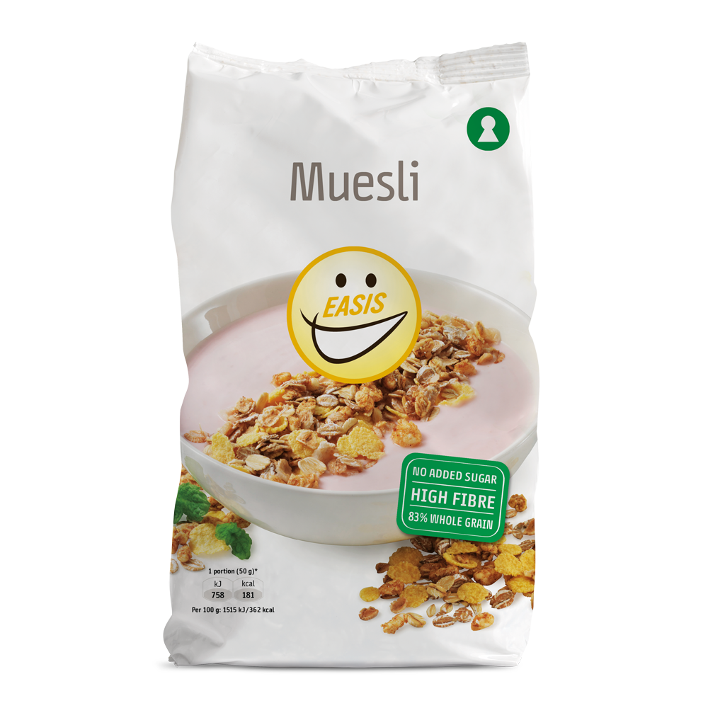 EASIS Muesli, Låda med 8 st.