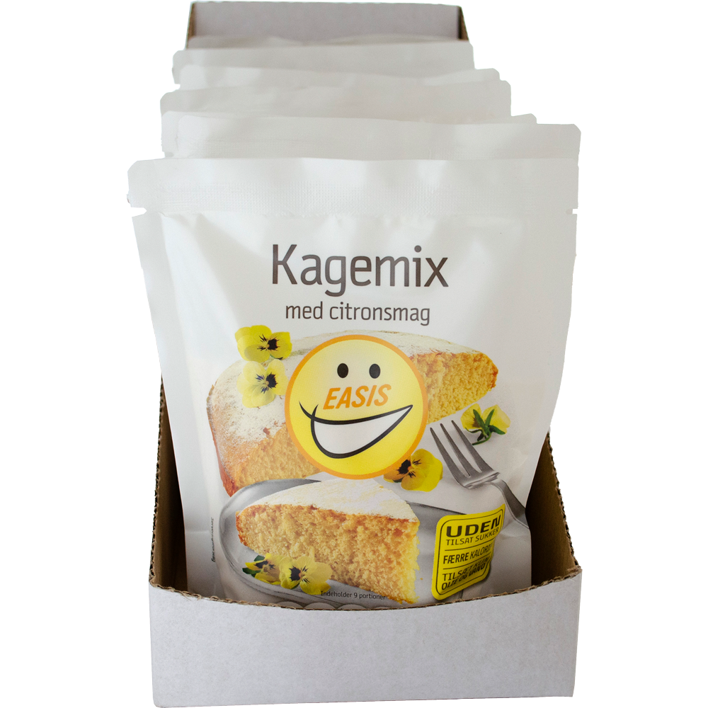 EASIS Kakmix med citronsmak, Låda med 7 st.