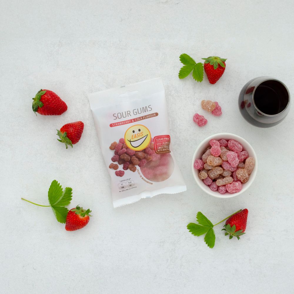 EASIS Sour Gums 70g - sockerfri sur vingummi