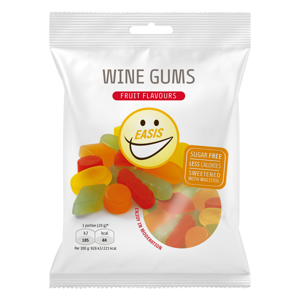 EASIS Wine Gums, Låda med 15 stk.