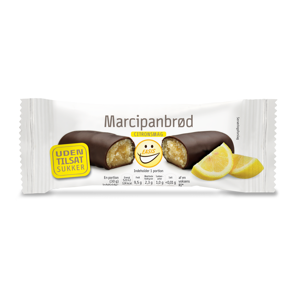 EASIS Marsipanbröd med citronsmak, Låda med 25 st.