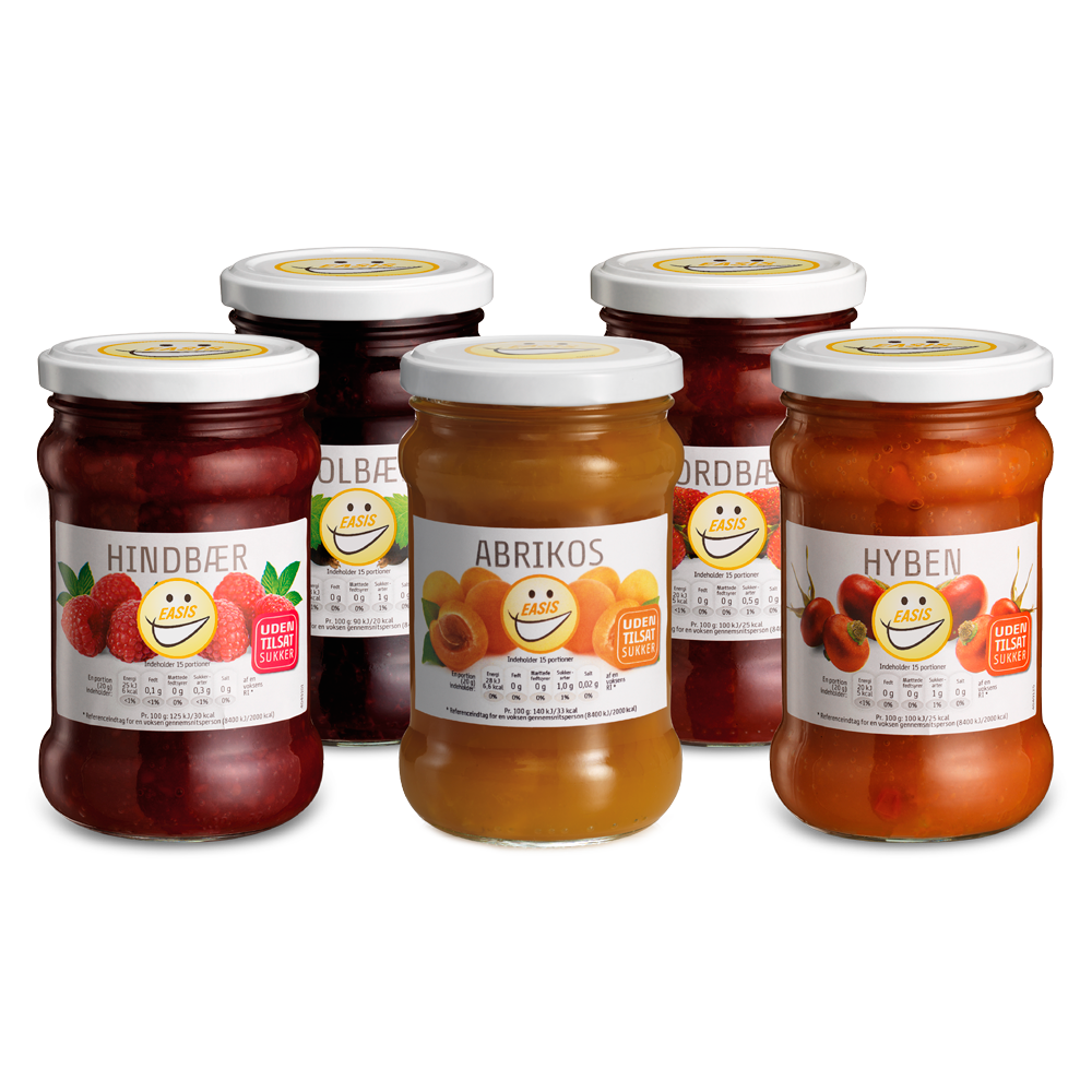 Paketerbjudande - Marmelad, 5 varianter