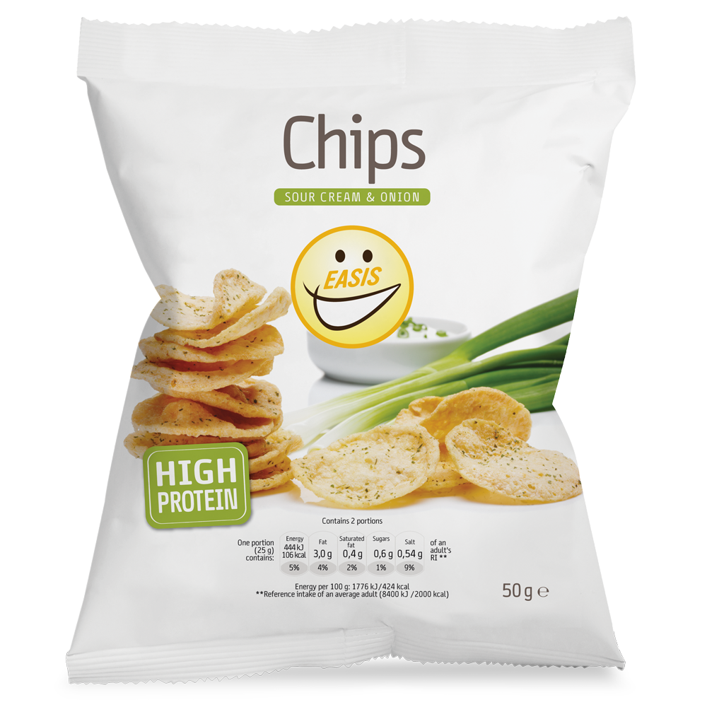 Chips Sour Cream & Onion, Låda med 14 stk.