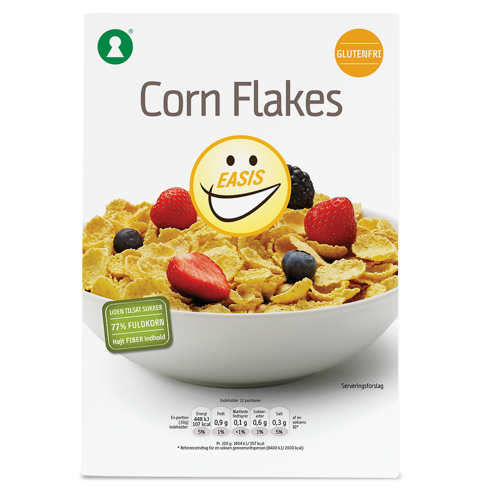 EASIS glutenfria Corn Flakes 375 g