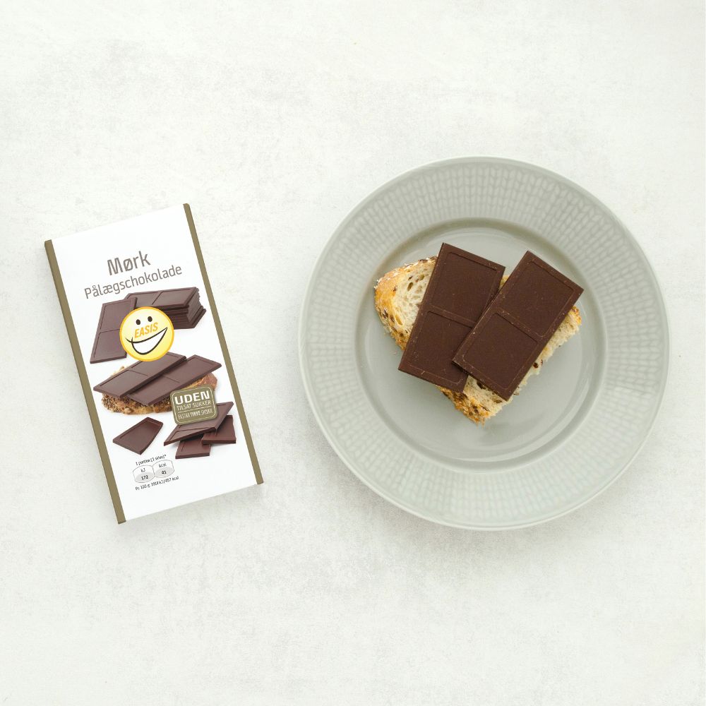EASIS Mörk påläggschoklad, 144g