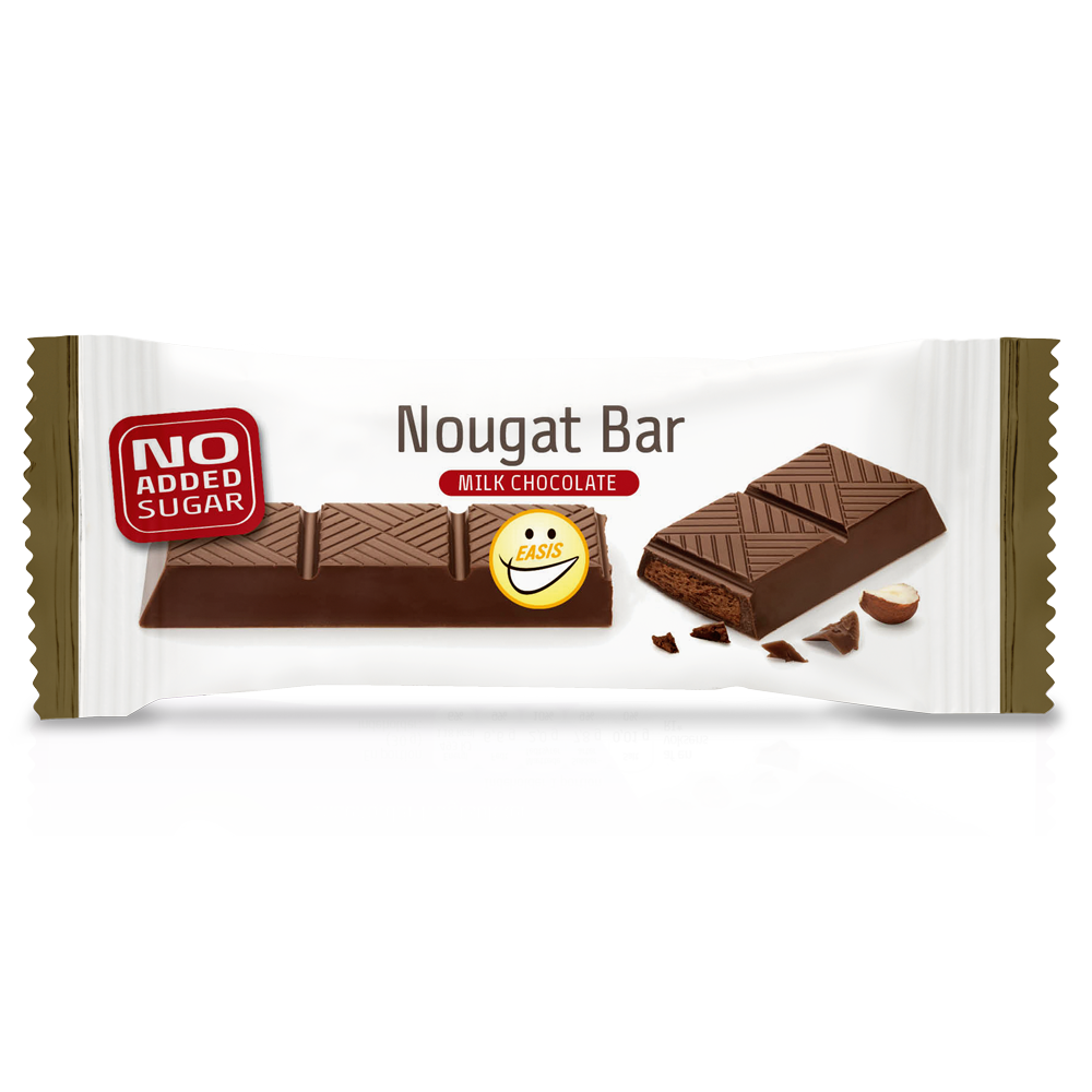 EASIS Nougat Bar, Låda med 25 stk.