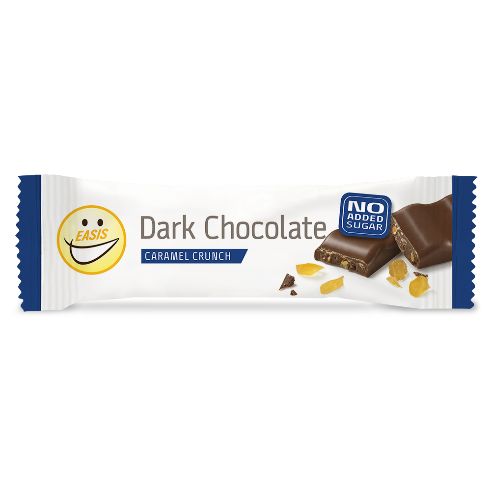 EASIS Dark chocolate, caramel crunch bar