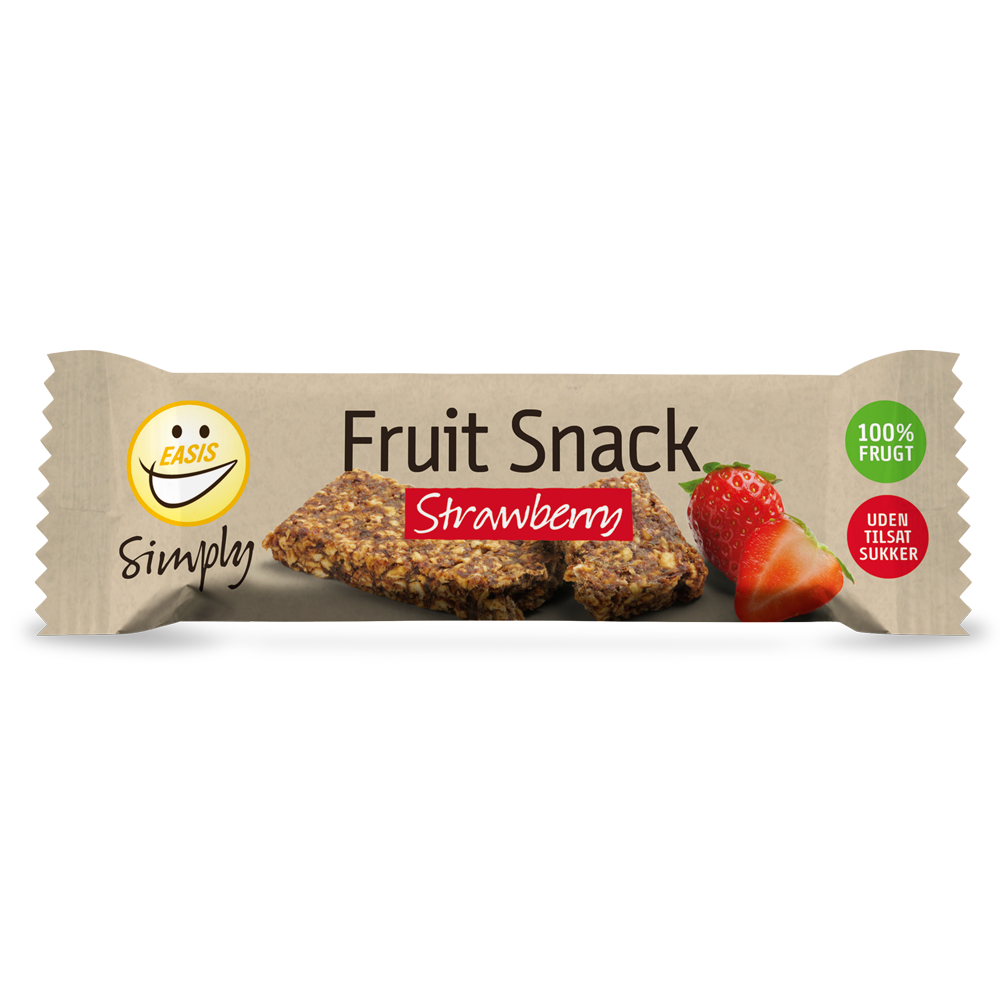 EASIS Simply Fruit Snack jordgubb, 30 g