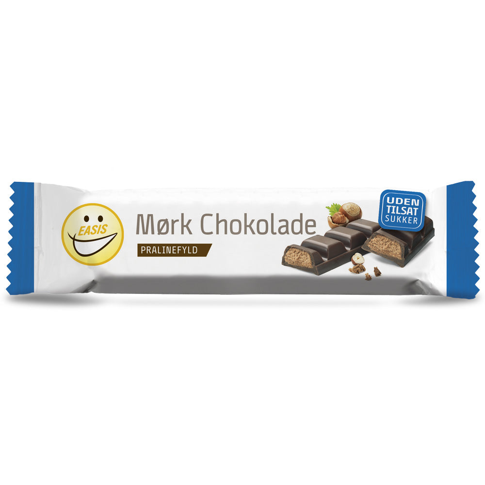 EASIS Mörk choklad med pralinfyllning, Låda med 20 stk.