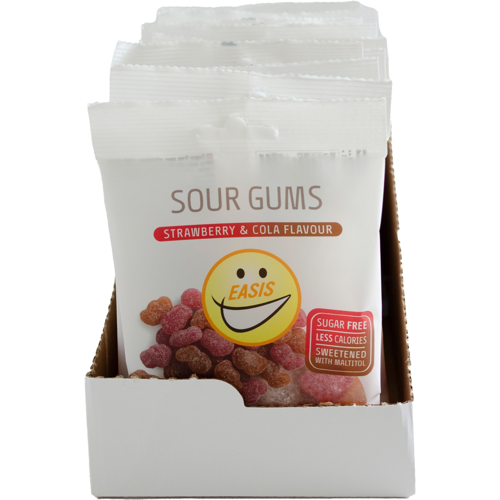 EASIS Sour Gums, Låda med 15 st.